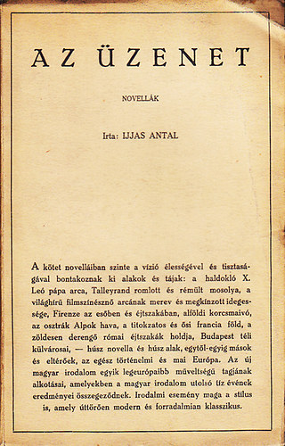 Ijjas Antal - Az �zenet