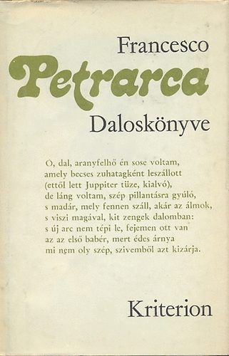 Francesco Petrarca - Daloskönyve