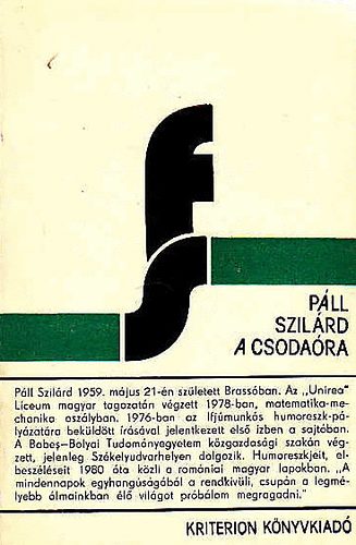 Páll Szilárd - A csodaóra