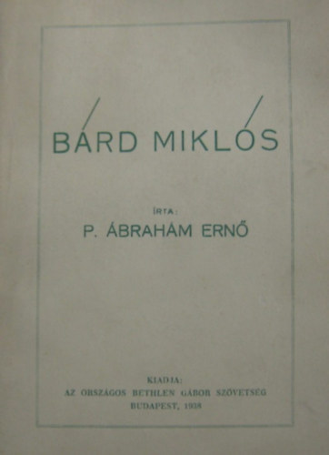 P. brahm Ern - Brd Mikls