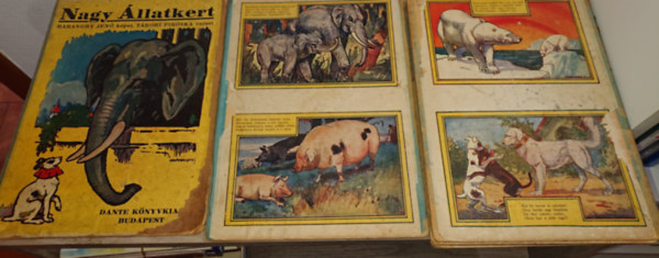 Haranghy Jen rajzaival Tbori Piroska - 6 kartontbla a Nagy llatkert cm knyvbl