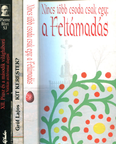 Gróf Lajos - Pierre Blet SJ. - Vallással - hittel kapcsolatos könyvcsomag - 3 db
