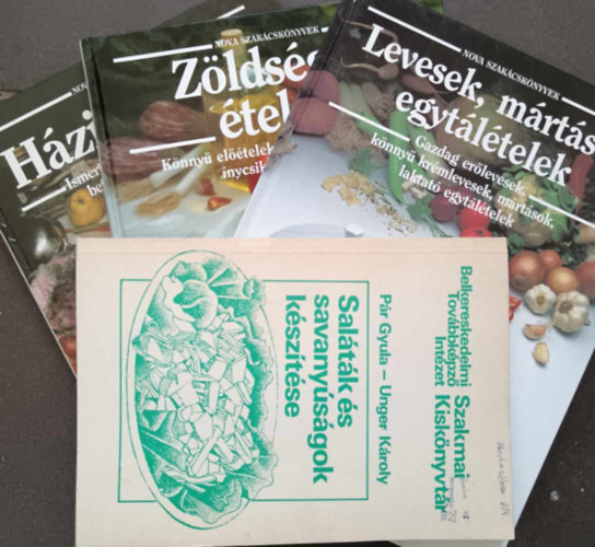 Hzi kincsek-Befzs,fzs,savanyts 4db knyv