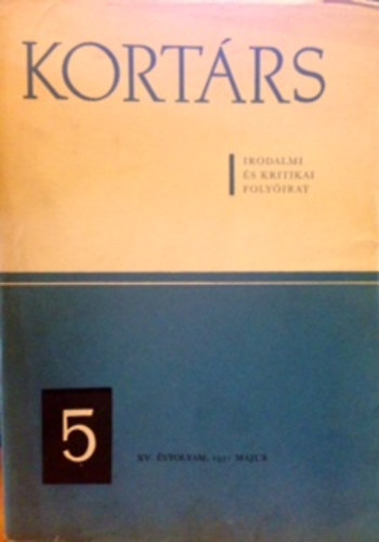 Kort�rs 1971/5 (irodalmi �s kritikai foly�irat)