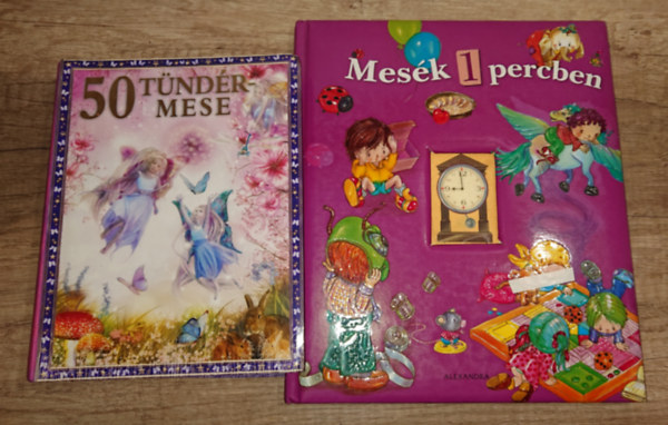 2 látványos gyerekkönyv: 50 tündérmese, Mesék 1 percben