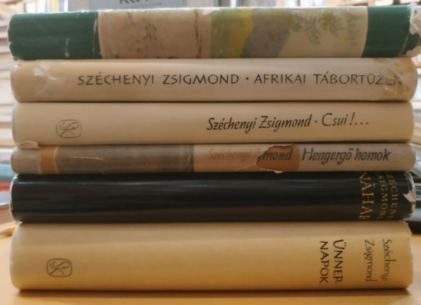 Szchenyi Zsigmond - 6 db Szchenyi Zsigmond: Afrikai tbortzek; Alaszkban vadsztam; Csui!...; Hengerg homok; Nahar; nnepnapok