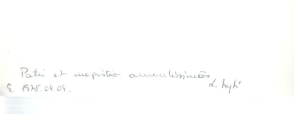 Szegfű László - A Thonuzoba-monda ( interpretációs kísérlet Janus Pannonius két sorához ) - Különlenyomat - dedikált