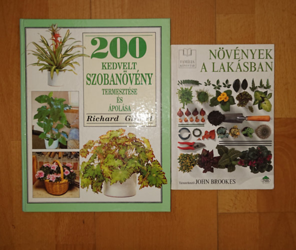 Richard Gilbert John Brookes - 2 könyv a szobanövényekről: Növények a lakásban, 200 kedvelt szobanövény termesztése és ápolása