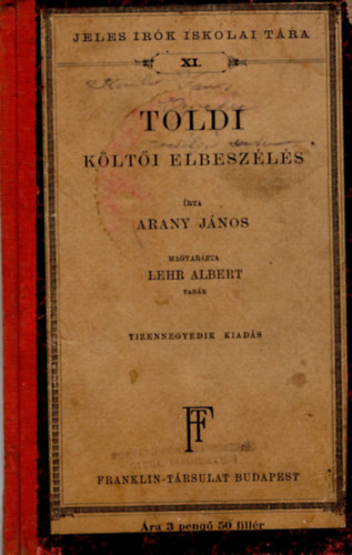 Arany Jnos - Toldi-klti elbeszls