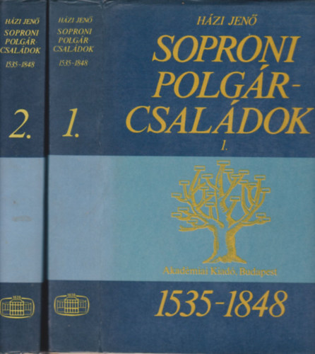 H�zi Jen� - Soproni polg�rcsal�dok 1535-1848  1-2.