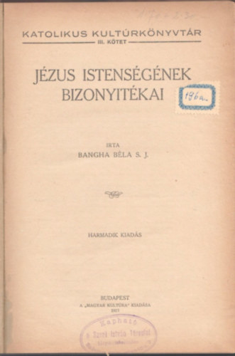 Jzus istensgnek bizonytkai