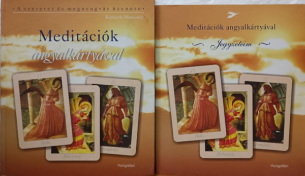 Meditációk angyalkártyával könyv+jegyzeteim