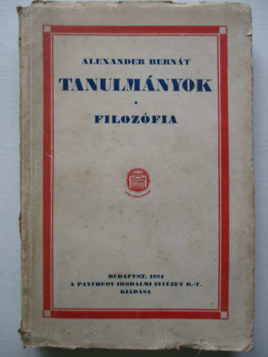 Alexander Bernt - Tanulmnyok - Filozfia