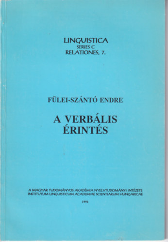 Flei-Sznt Endre - A verblis rints