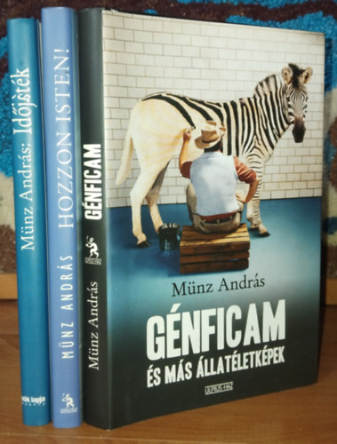 Münz András - Génficam és más állatéletképek + Hozzon isten! + Időjáték (3kötet)