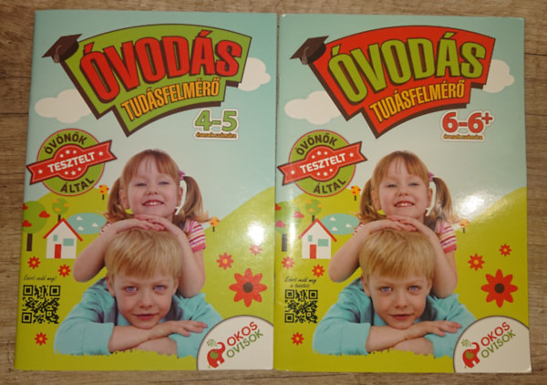 2 db vods tudsfelmr: vods tudsfelmr 4-5 veseknek, vods tudsfelmr 6-6+ veseknek (Okos ovisok)