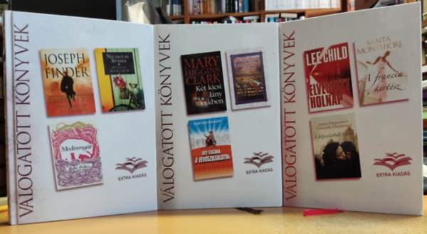 Reader's Digest V�logat�s - 3 db Reader's Digest extra: Elveszett holnap; A francia kert�sz; A k�pzeletbeli bar�t; K�t kicsi l�ny k�kben; A nyeregk�sz�t� feles�ge; Egy �jszaka a vev�szolg�laton; Eltemetett titkok; Biztos mened�k; Medveny�r