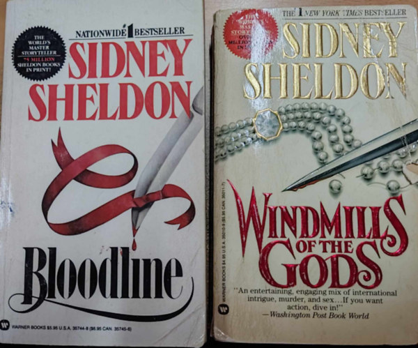 Sidney Sheldon - 2 db Sidney Sheldon: Bloodline + Windmills of the Gods