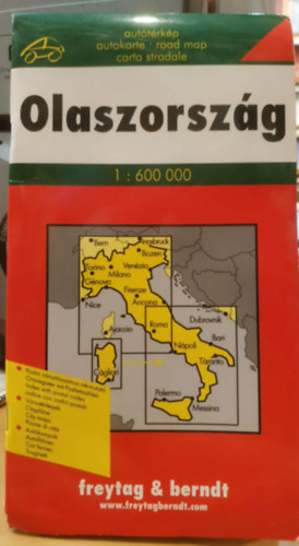 Freytag & Berndt - Olaszorsz�g aut�t�rk�p 1:600 000