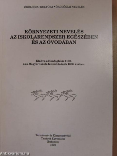 ismeretlen - Krnyezeti nevels az iskolarendszer egszben s az vodban