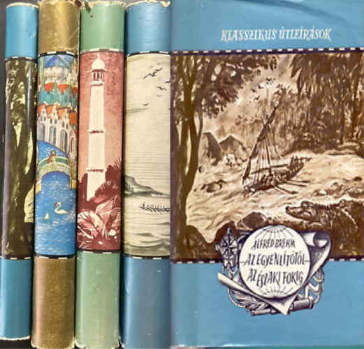 Garcilaso De La Vega, Alfred Brehm, Marco Polo, Mark Twain J. Cook - Klasszikus útleírások könyvcsomag