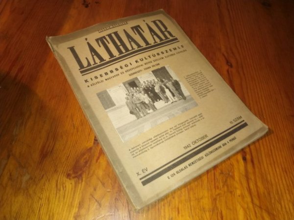 Csuka Zolt�n  (Szerk.) - L�THAT�R - Kisebbs�gi kult�rszemle / 1942 okt�ber I0.sz�m (10. �vfolyam)