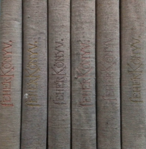 Bródy Sándor (szerk.) - Fehér könyv I. + III. +IV.+ V. + VIII. + IX. (6 kötet) saját képpel! szent. antikv.