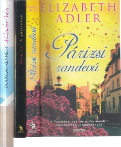 Shan Sa, Douglas Kennedy Elizabeth Adler - 3 db. romantikus regény (Párizsi randevú + A gójátékos + Kísértés)