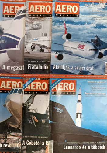 AERO magazin 2003. szrvnyszmok (01, 02, 06, 07, 08, 09)
