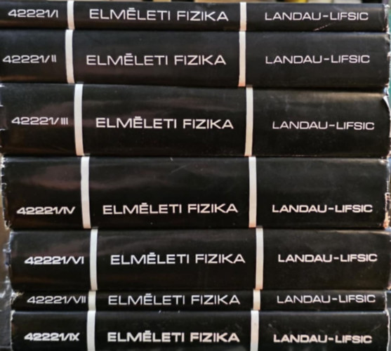 Landau-Lifsic - Elméleti fizika könyvcsomag (nem teljes sorozat!)