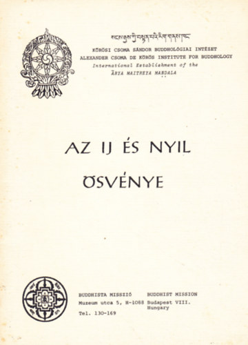 Dr. E.Herrigel Het�nyi Ern�  (ford.) - Az ij �s nyil �sv�nye