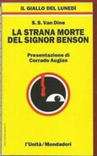S. S. Van Dine - La Strana Morte Del Signor Benson - Mr. Benson furcsa hal�la (olasz nyelven)