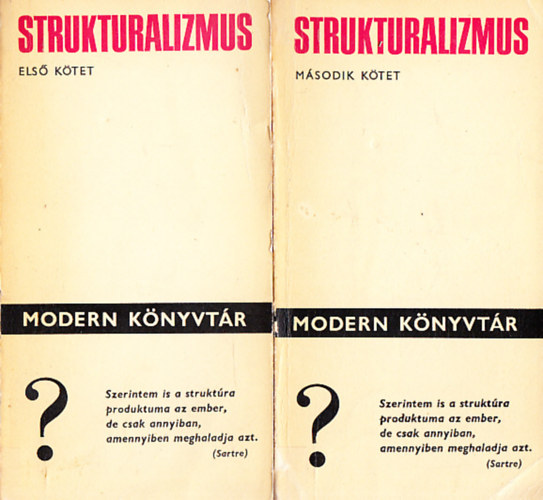 Hankiss Elemér (szerk.) - Strukturalizmus I-II. (Modern könyvtár)
