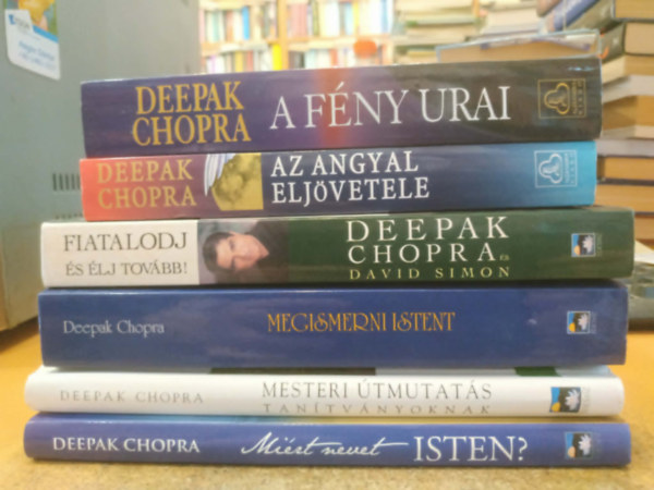 David Simon Deepak Chopra - 6 db Deepak Chopra: A fény urai + Az angyal eljövetele + Fiatalodj és élj tovább! + Megismerni Istent + Mesteri útmutatás tanítványoknak + Miért nevet Isten?