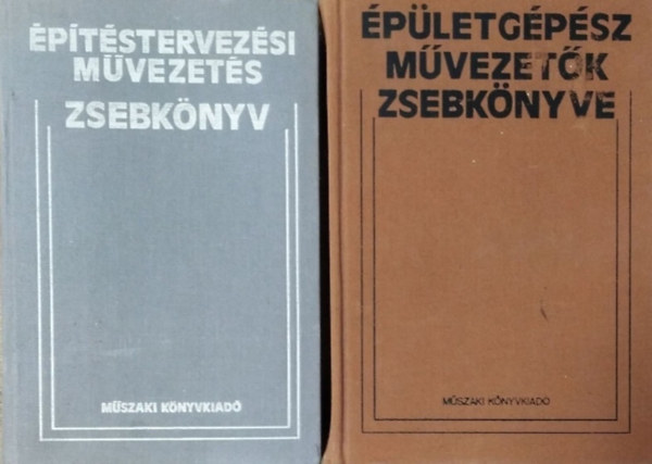 Mihályffy Loránd - Oravecz Béla (szerk.) - Építéstervezési művezetés - Zsebkönyv + Épületgépész művezetők zsebkönyve (2 kötet)