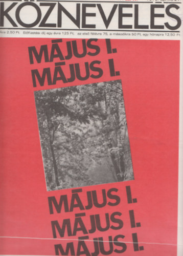 T�th L�szl�  (f�szerk.) - K�znevel�s XXXV. �vfolyam 17. sz�m (1979. �prilis 27.)