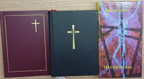 Dr. Czapik Gyula, Belon Gell�rt Gyarmati Elem�r - 3 db vall�sos k�nyv: �nekl� Kar�csony - �ldjuk az Urat! - Im�dkozz�l