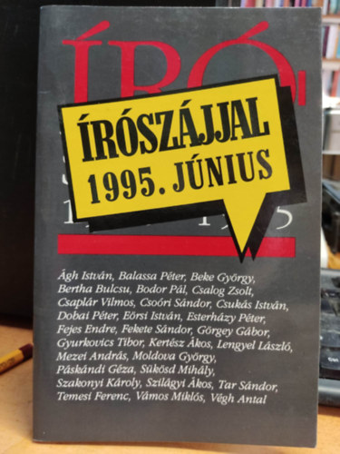 Írószájjal, 1995. június