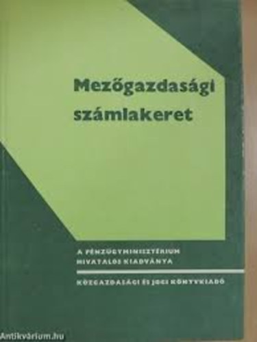 Mezgazdasgi szmlakeret