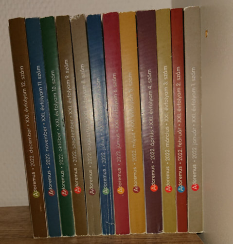 Az Adoremus c�m� kereszt�ny foly�irat teljes 2022-es �vfolyama