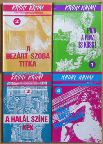 Kroki Krimi - 1988. vfolyam 9 szma - nem teljes (8 fzetben, a 9-10. dupla szm)