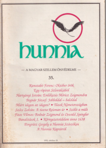 Kunszab� Ferenc  (f�szerk.) - Hunnia - A magyar szellem �nv�delme 35.