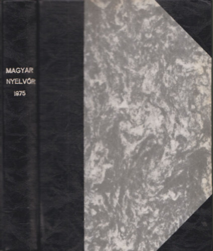 Lőrincze Lajos - Magyar nyelvőr 1975 évi teljes évfolyam (egybekötve)