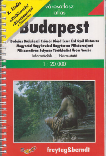 Budapest 1:20 000 vrosatlasz