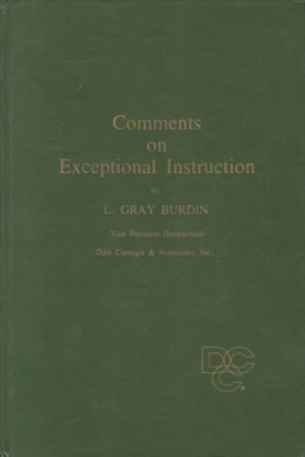 Gray Burdin - Comments on Exceptional Instruction