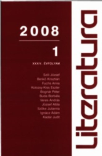 Veres András szerk. - Literatura 34. .2008/1