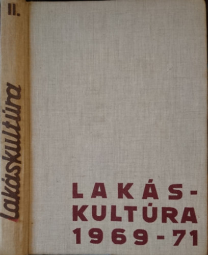 Lak�skult�ra Magazin 1969-1971. �v (teljes �vfolyamok, egybek�tve 12 lapsz�m)