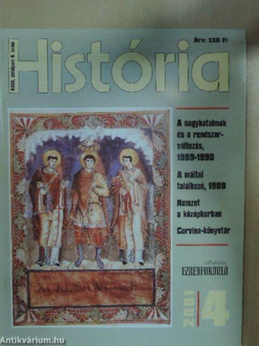 Hist�ria XXIII. �vf. 4. sz�m (2001/4)