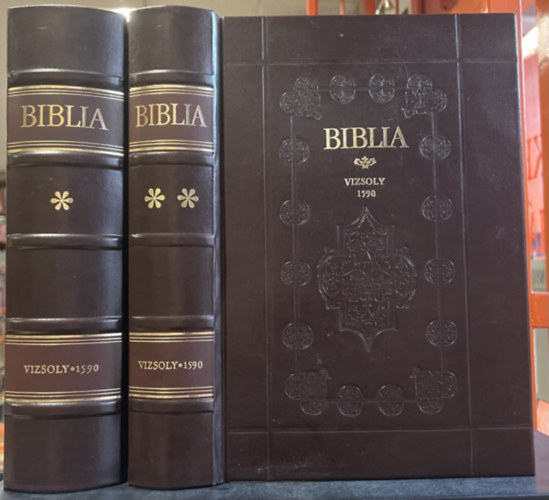 Vizsolyi Biblia 1590 I-II. (Hasonms kiads, ksrfzettel)
