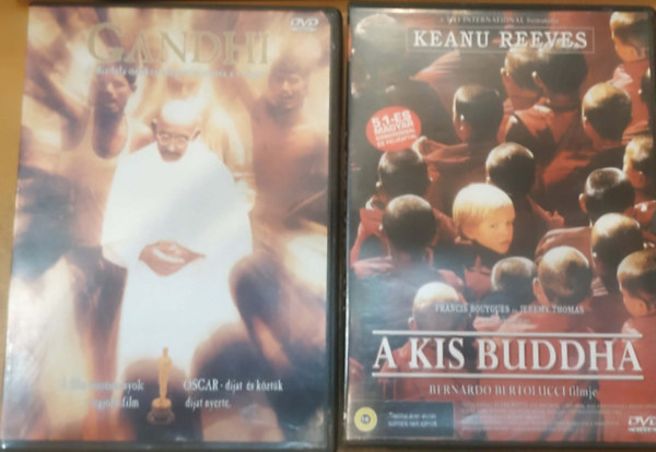 Keanu Reeves Ben Kingsley - 2 db spirituális vezető-film: A kis Buddha + Gandhi (2 DVD)